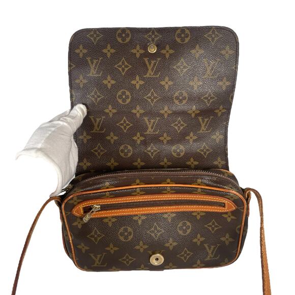 Authentic Louis Vuitton Saint Germain Crossbody Bag Brown Leather Vintage - Picture 4 of 16